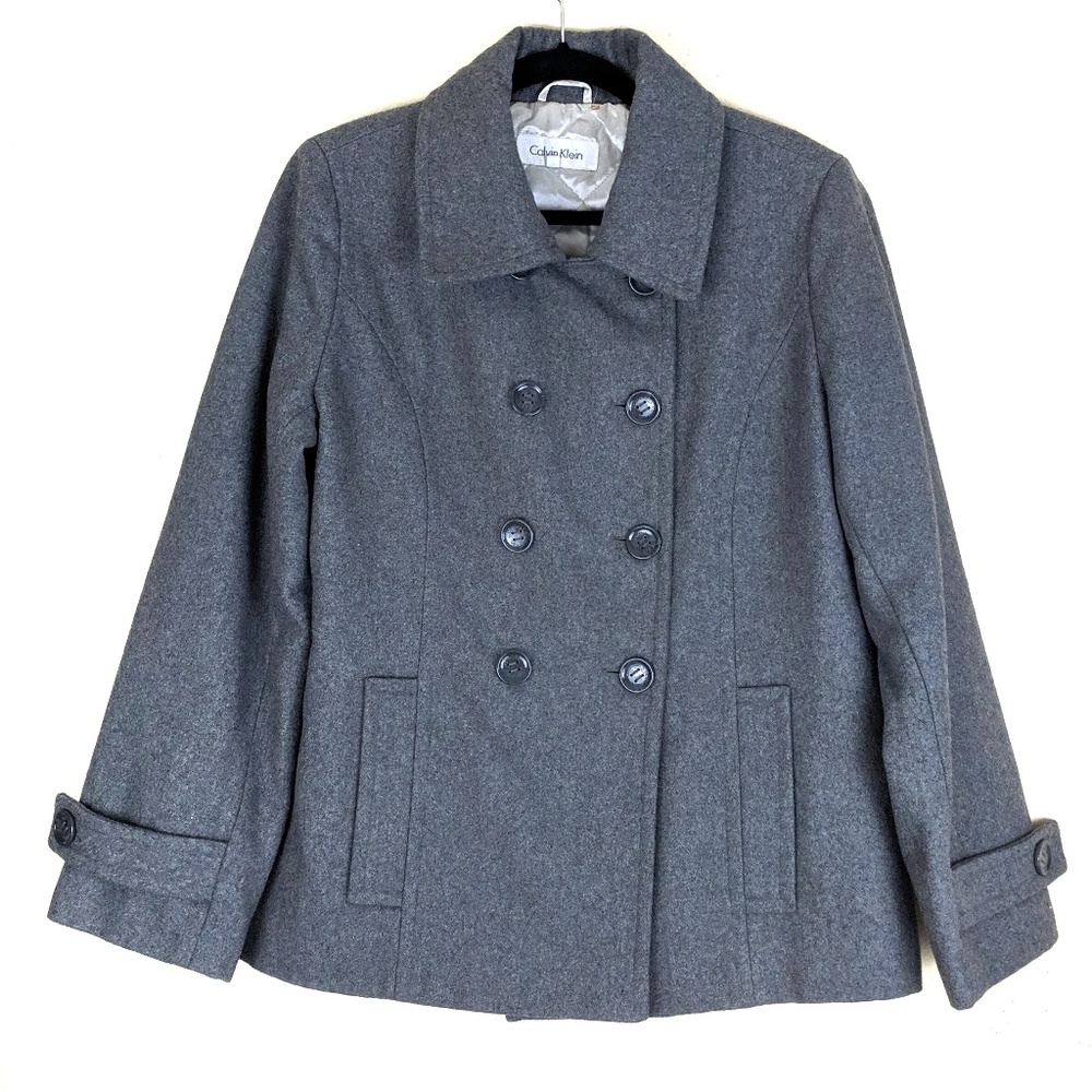 Calvin Klein Woolen Double Breast Jacket 14